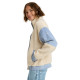 Roxy Γυναικείο μπουφάν Wrap It Up Cord - Sherpa Oversized Jacket With Corduroy Block